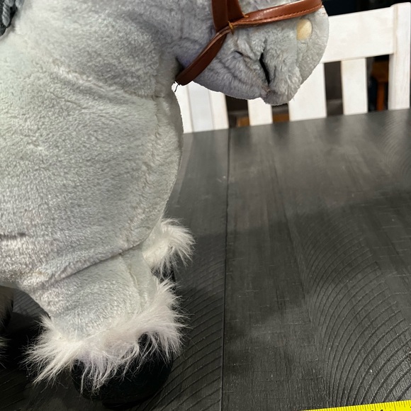 VINTAGE 1984 CABBAGE PATCH KIDS HORSE PONY CPK COLECO STUFFED ANIMAL PLUSH GREY - Picture 9 of 11